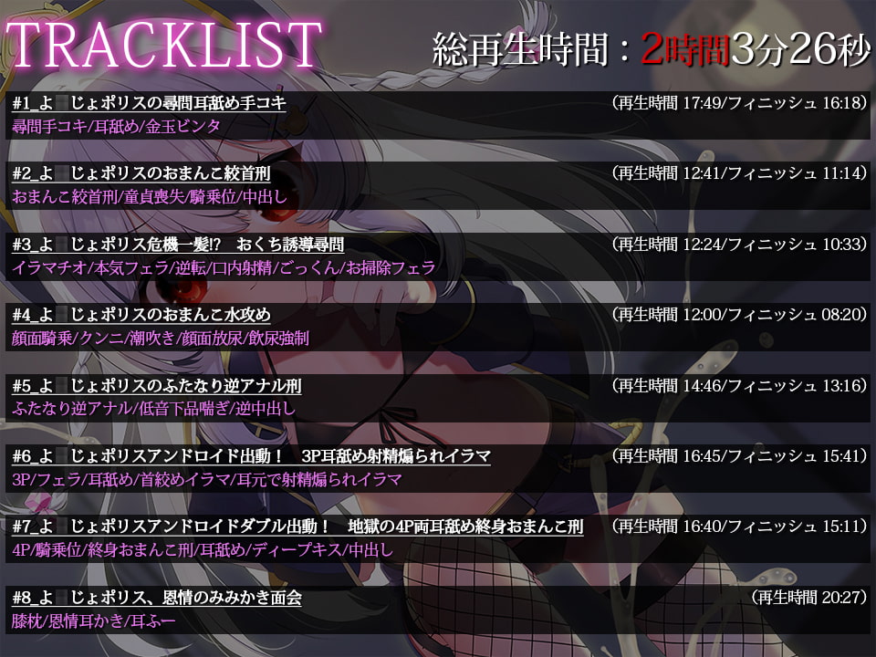 【M向けKU100】お前はせーしびゅーびゅー罪でタイホなのですッ! よ○じょポリスはおまんこタイホ術で絶対に悪を裁く