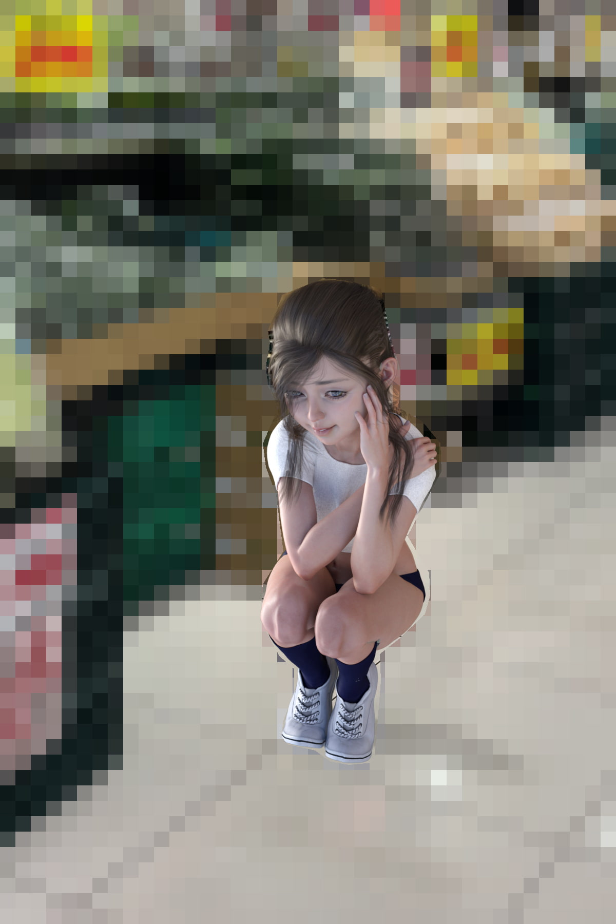 露出少女のお遊び03 あや