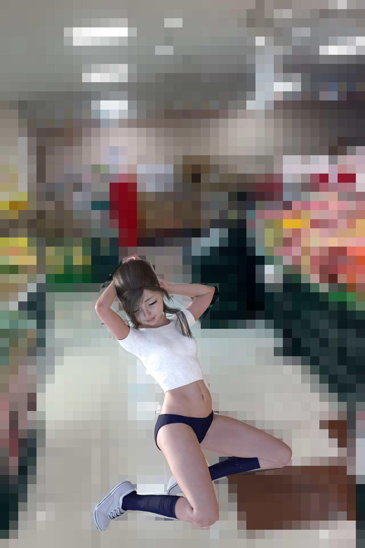 露出少女のお遊び03 あや