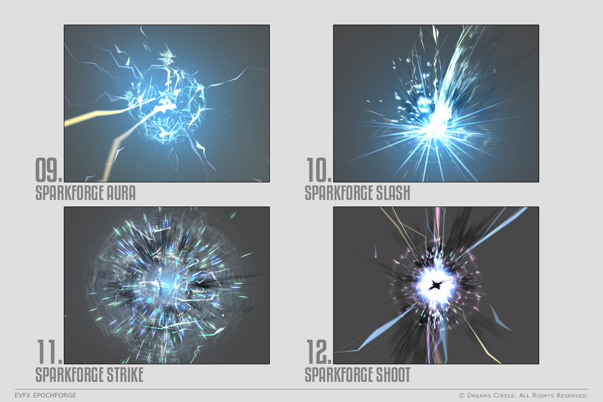 エフェクト素材集:EVFXスパークフォージ