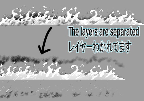 素材をどうぞ『FIREモノトーン』