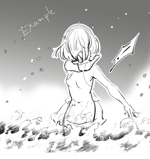 素材をどうぞ『FIREモノトーン』