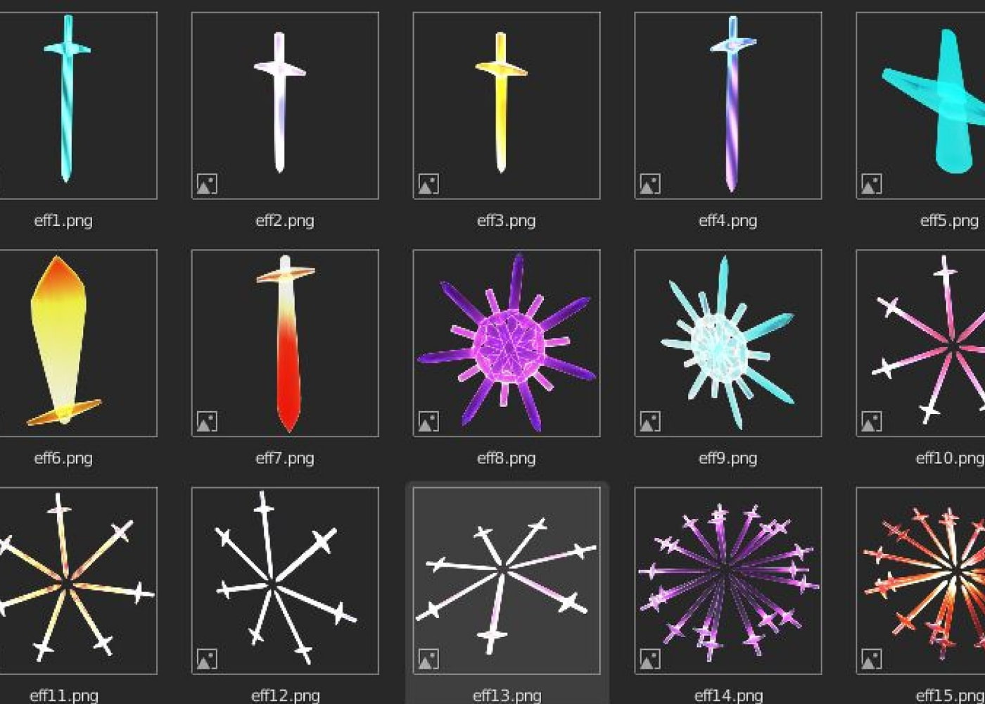 70 Fantasy Sword Magic Effects