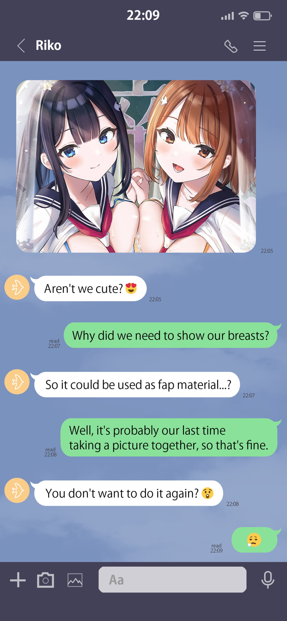 Blue Adolescence Pussy Friends After (Foley Sound)