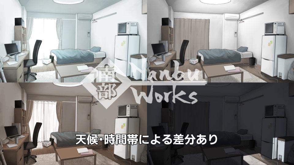 【商用利用可】アパート背景素材集【31点収録】