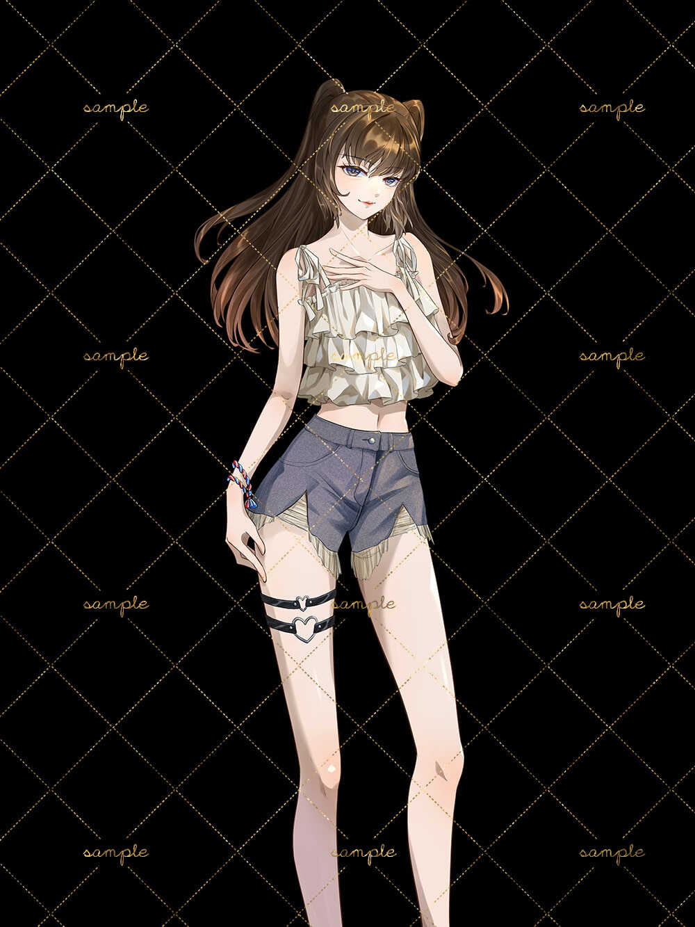 常服少女の立ち絵