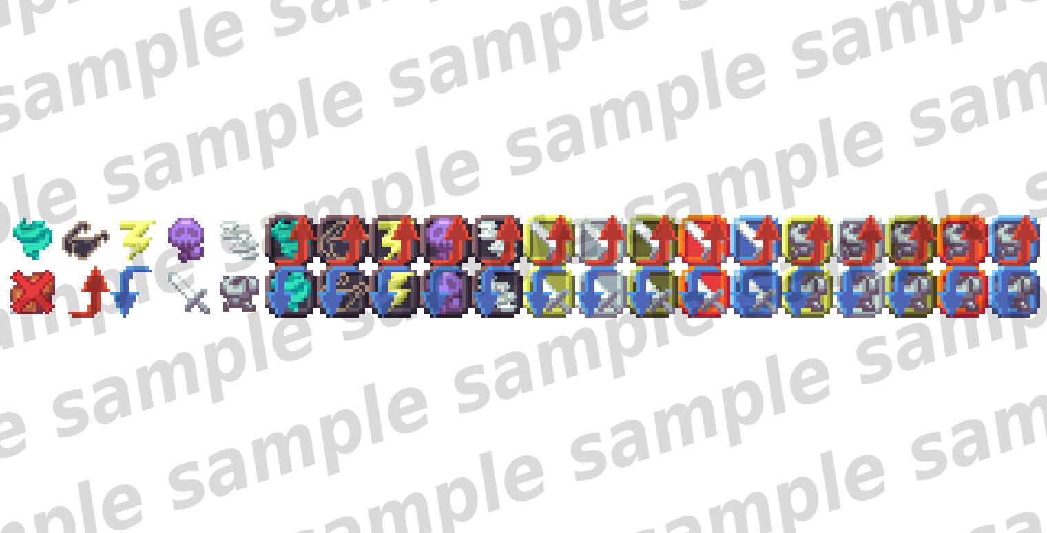 レトロゲーム風アイコン素材集～ファンタジー～