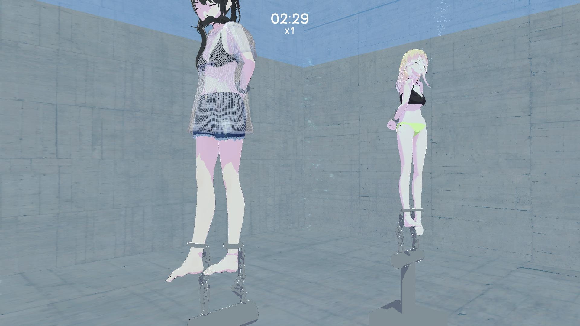 Girls' Breath Holding Competition