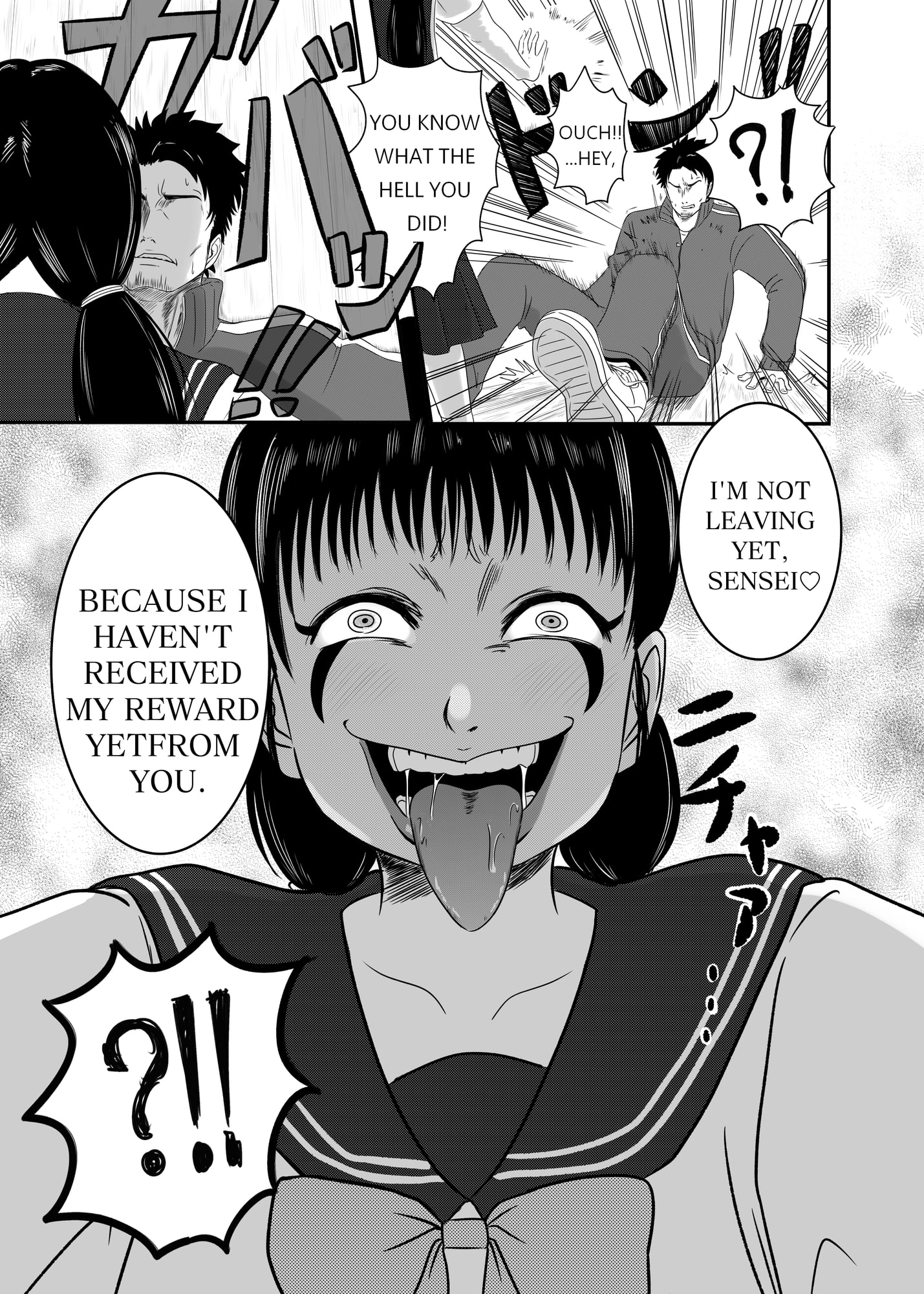 悪堕ちM○SK -豹変したJ○が欲望解放逆レイプ!!- English Version