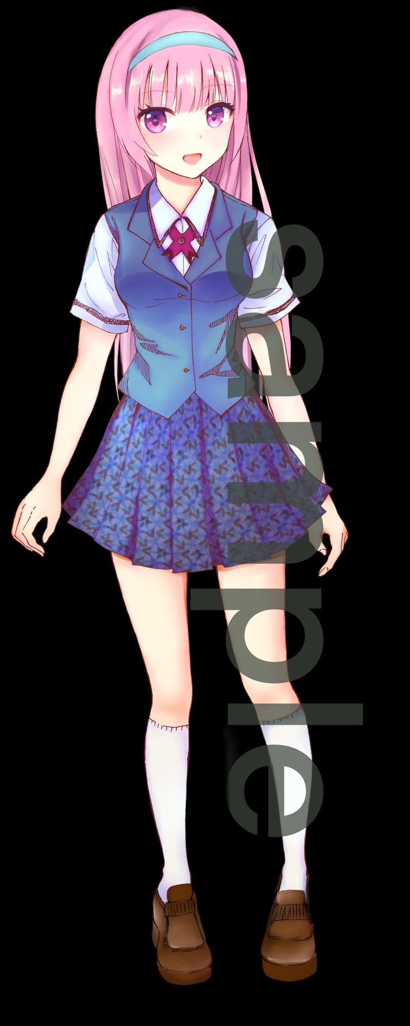 制服の女の子立ち絵30