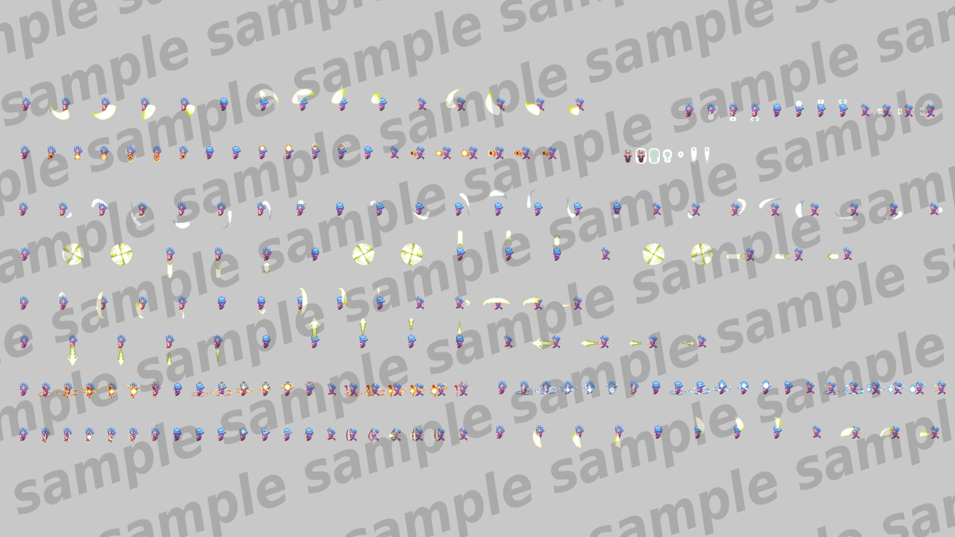 レトロゲーム風エフェクト素材集