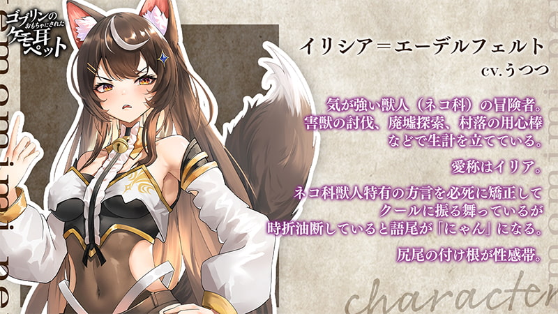 ゴブリンのおもちゃにされたケモ耳ペット