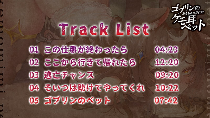 ゴブリンのおもちゃにされたケモ耳ペット