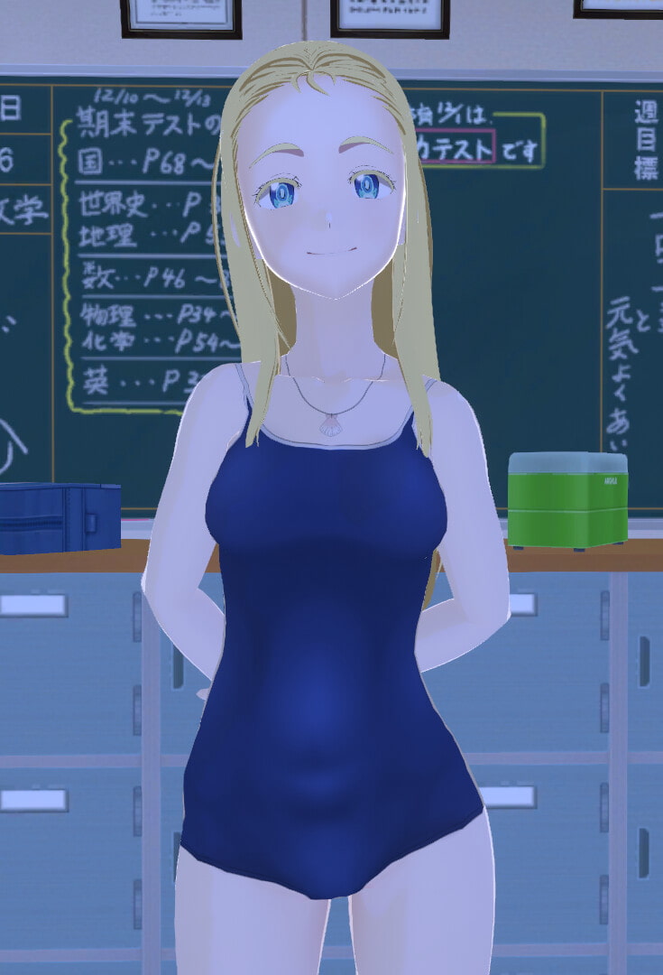 【Vroid VRM 同人作品】サマータ○ムレンダ 小○ 潮