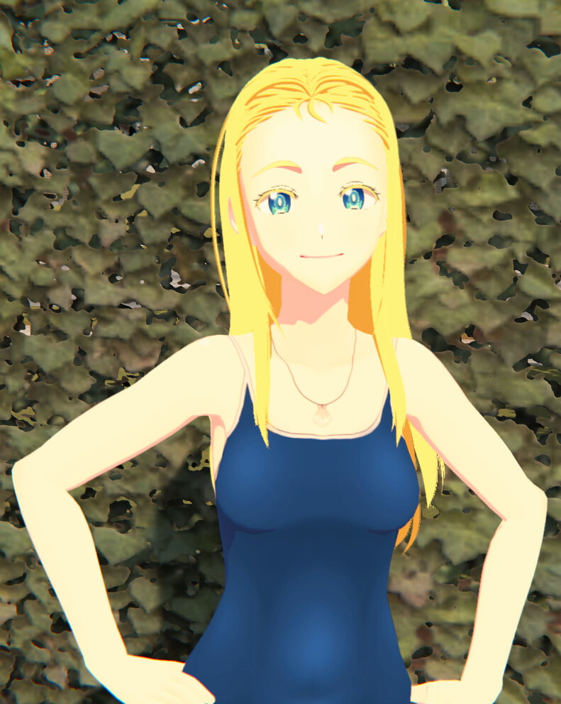 【Vroid VRM 同人作品】サマータ○ムレンダ 小○ 潮