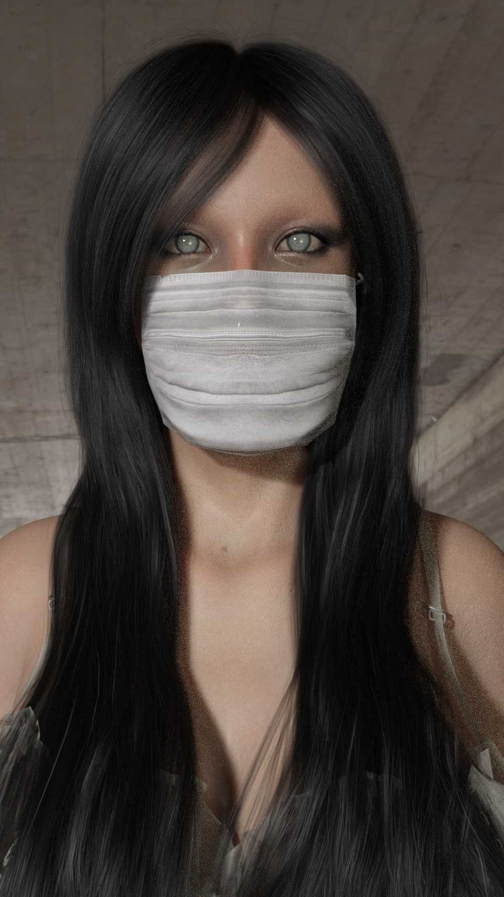 下校中、幽霊に襲われる