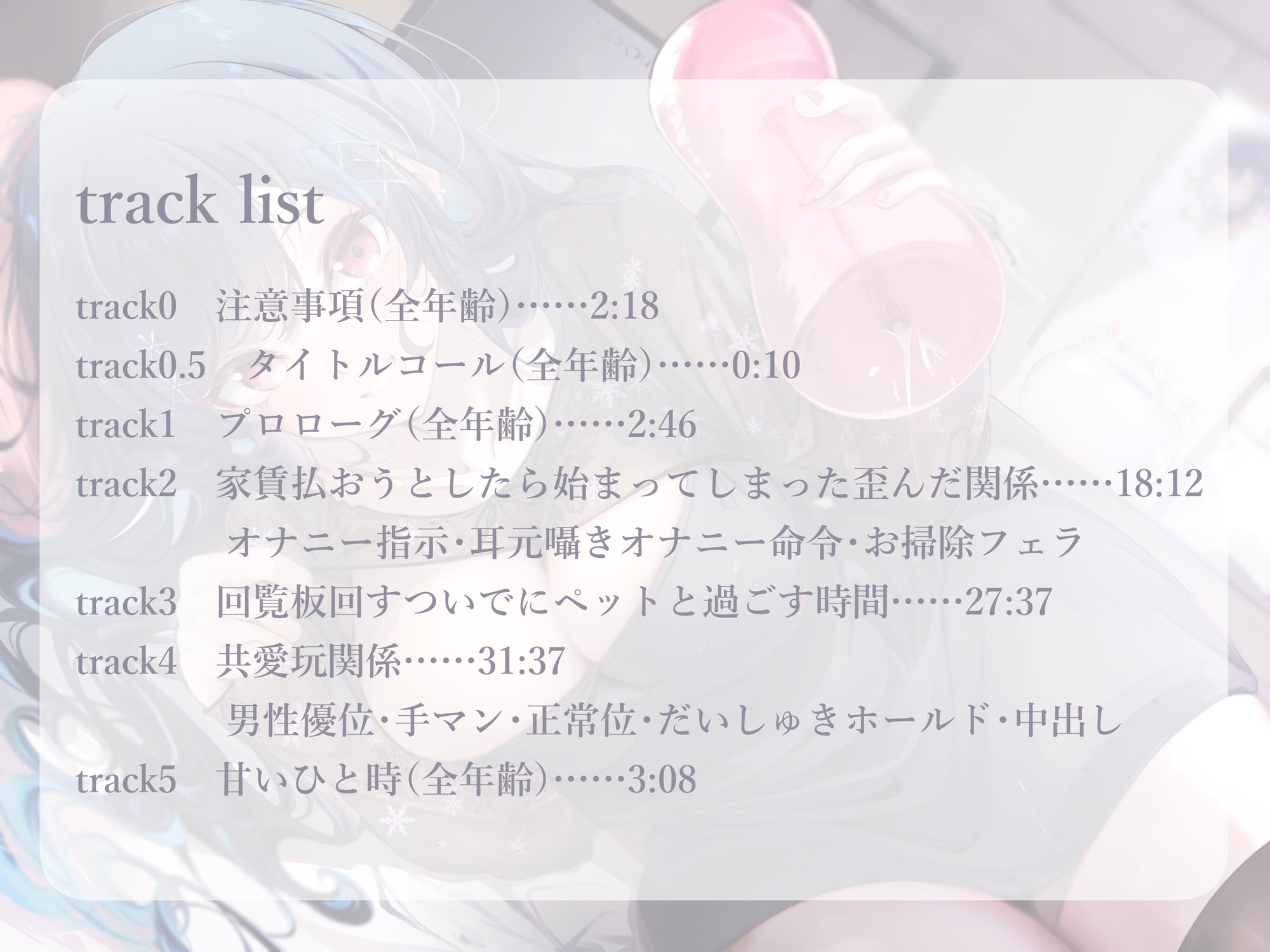 【KU100/SAMREC 2700Pro】ホロフラクトシリーズ 春秋 海冬 清楚ギャルとの共愛玩関係【Graphicsound】