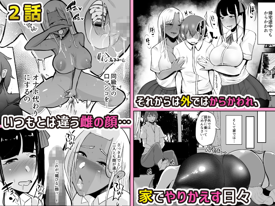 からかってきたギャルと地雷系女子を犯ル。～上下巻パック～【DLsite限定版】