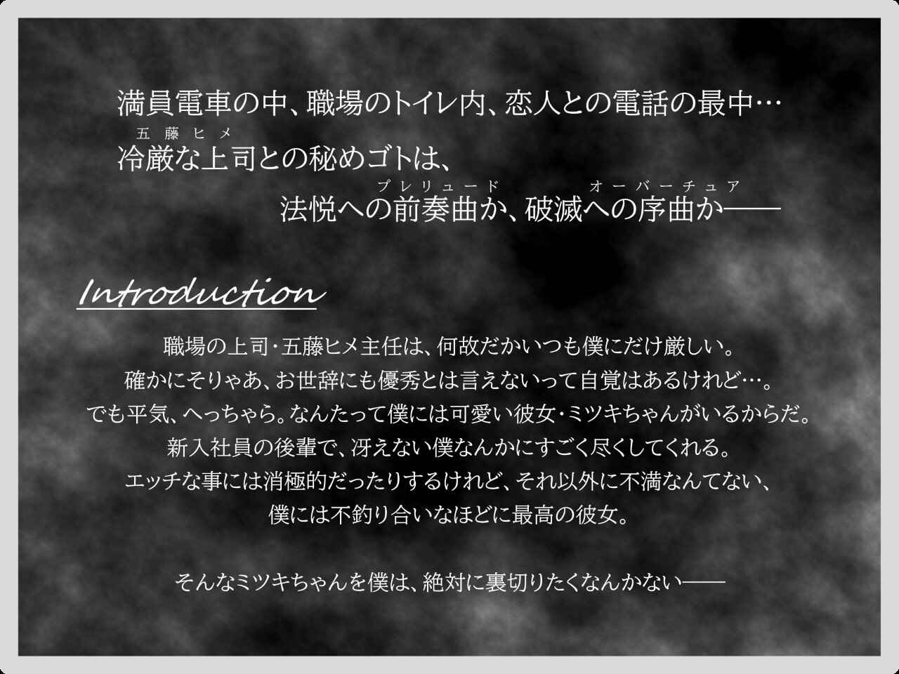 五藤ヒメとの秘めゴト【満員電車の中で、職場のトイレで、恋人との電話中に内緒で……】