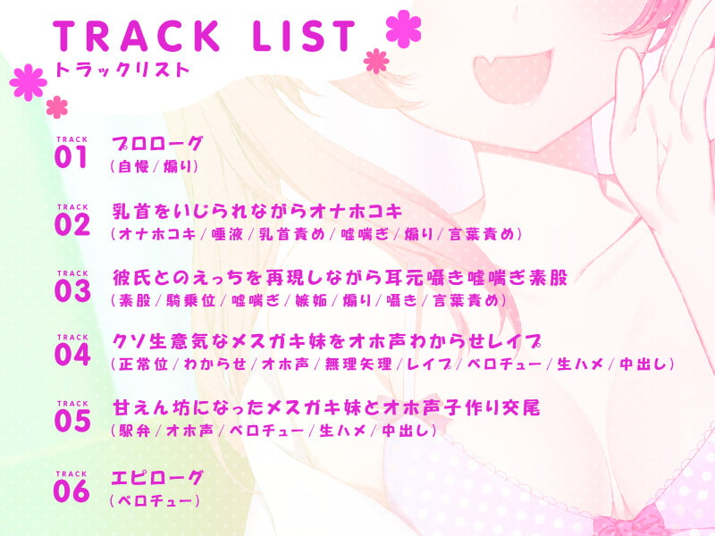 青春満喫中のクソ生意気なメスガキ妹をオホ声わからせレイプ