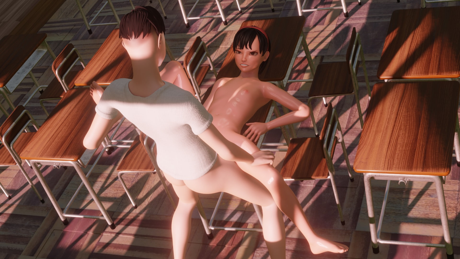 わからせんせい ～生意気娘が教室でオナニーしてたから脅してわからせっくす～