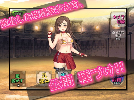 異世界で格闘家少女を孕ませる!～オナニー用ミニゲーム