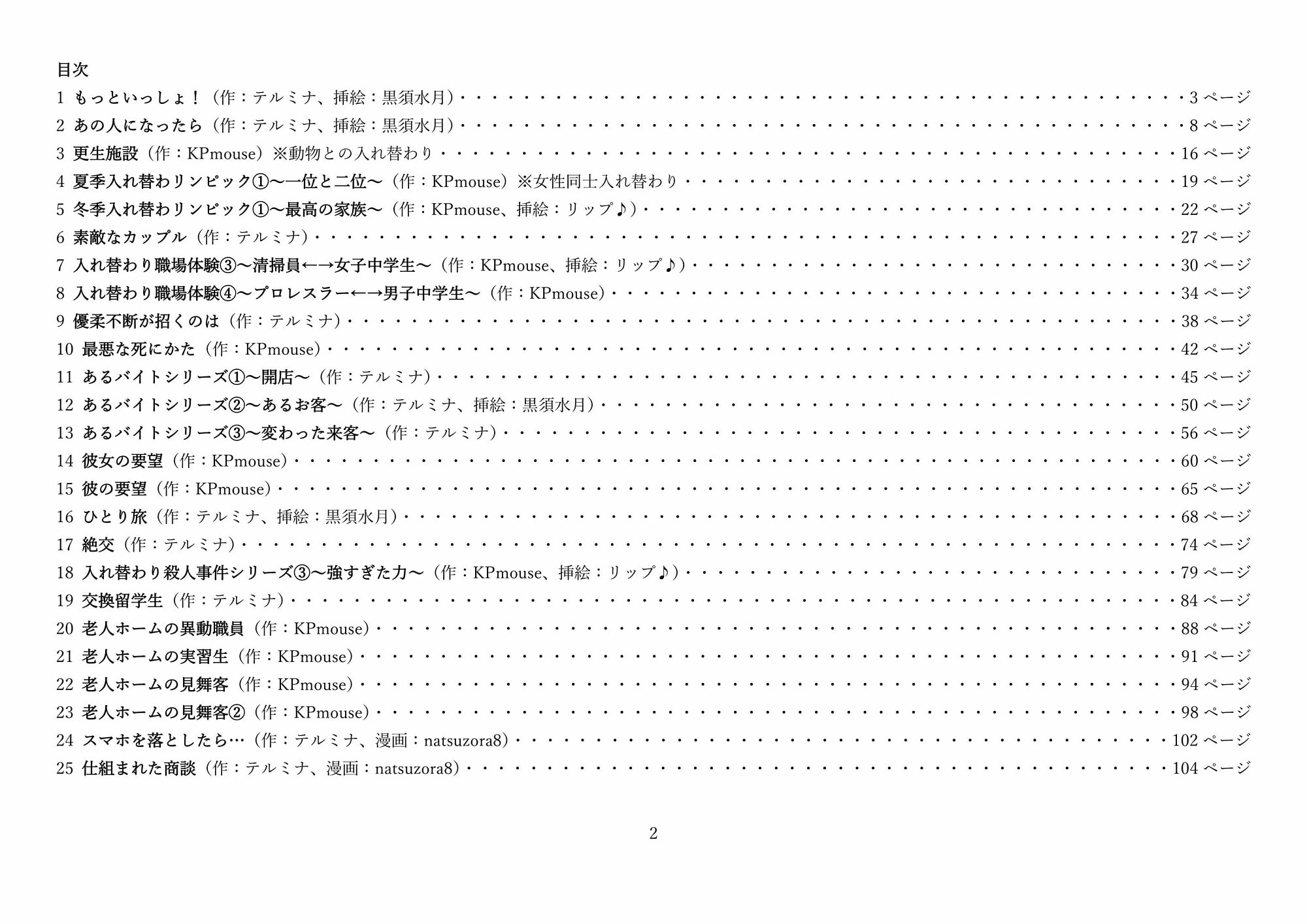 本当は怖い入れ替わり2～オール戻らないエンド～