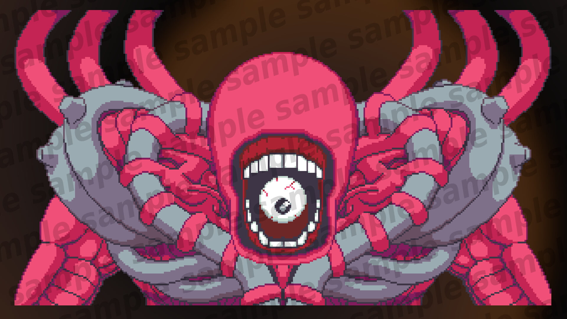 レトロゲーム風モンスター素材集