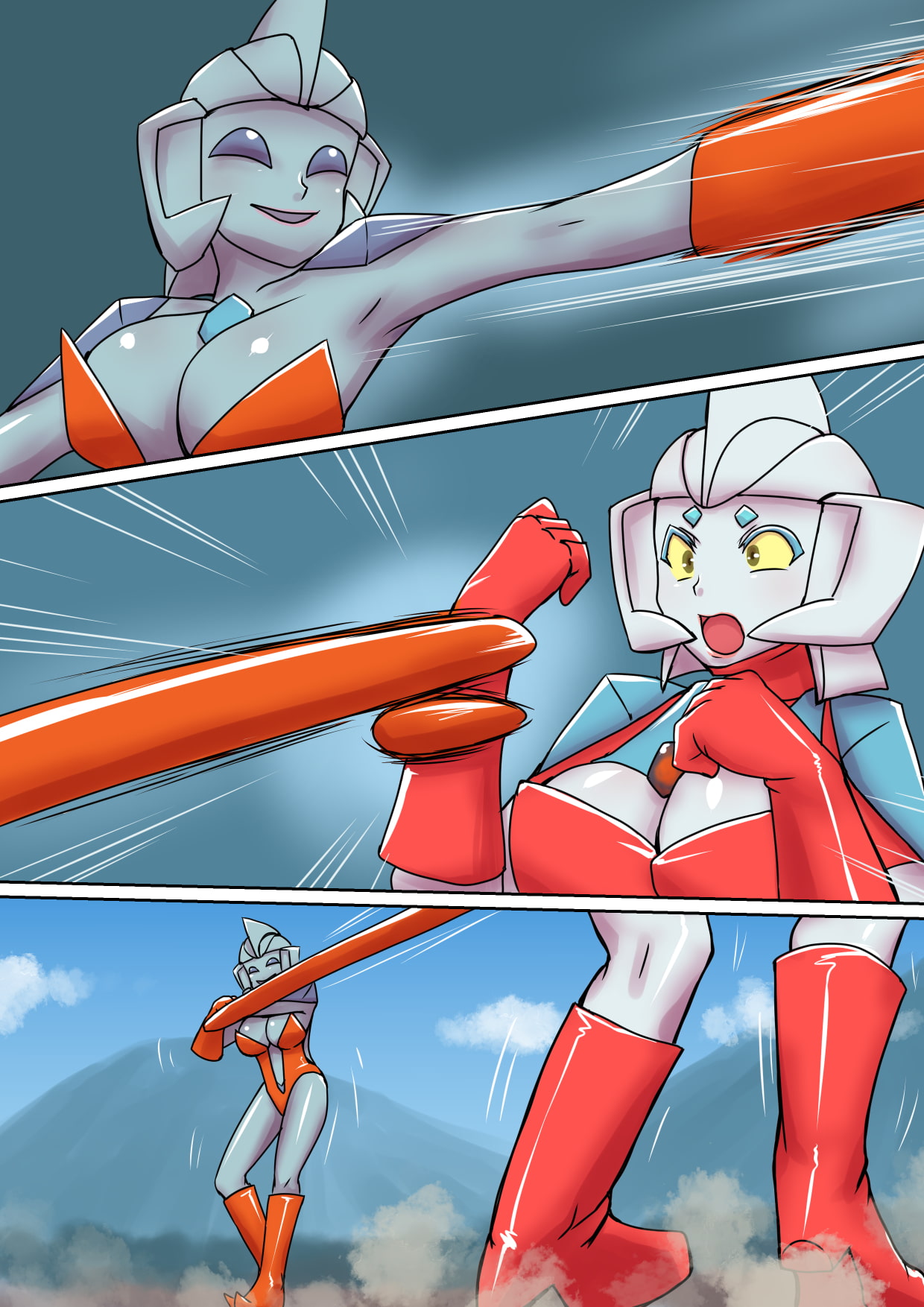 特撮ヒロインシリーズ ラスティ・コメット第5話「ラスティ・コメットVSラスティ・コメット」