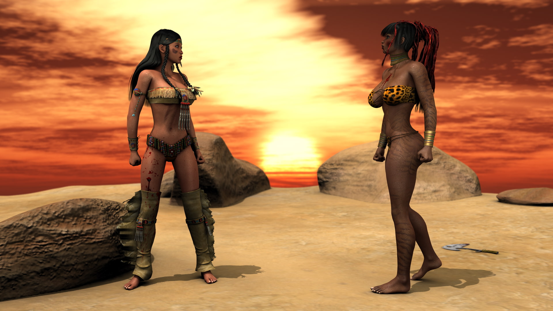 Tribal Tribulations: Native American VS African Warrioress