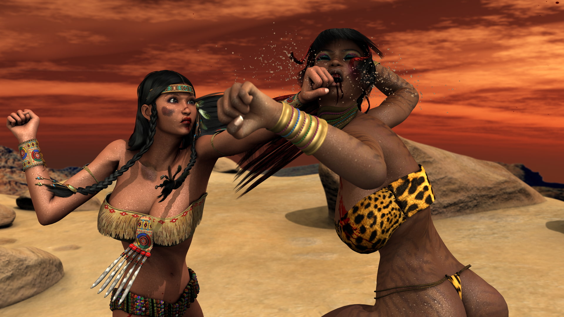 Tribal Tribulations: Native American VS African Warrioress