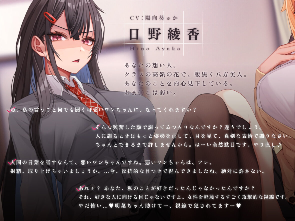 【強制純愛】僕を虐めてくる同級生を催眠分からせ強制絶頂バニーメイド喫茶