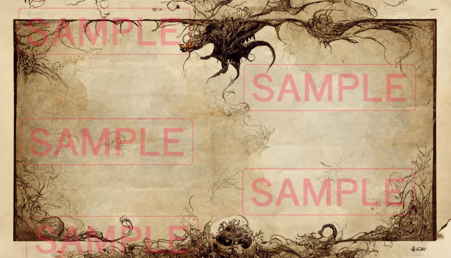 ダークファンタジー古書 背景素材