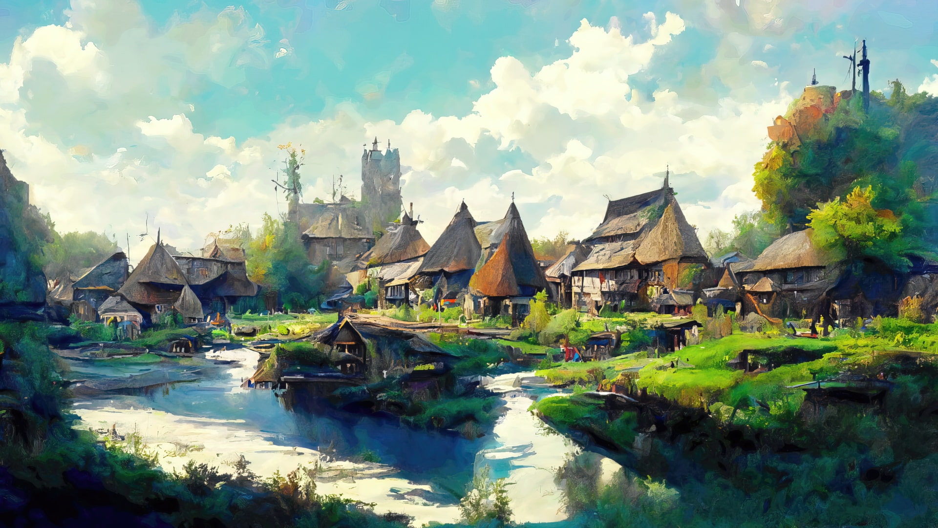 旅するイラスト素材集『ファンタジー世界の歩き方』