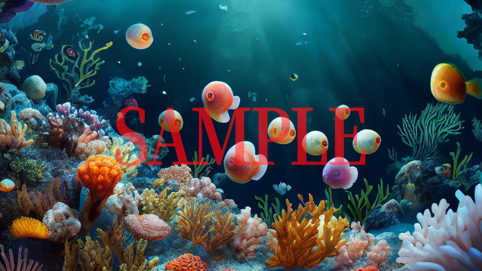 2D背景CG素材集-海の世界1(11枚)