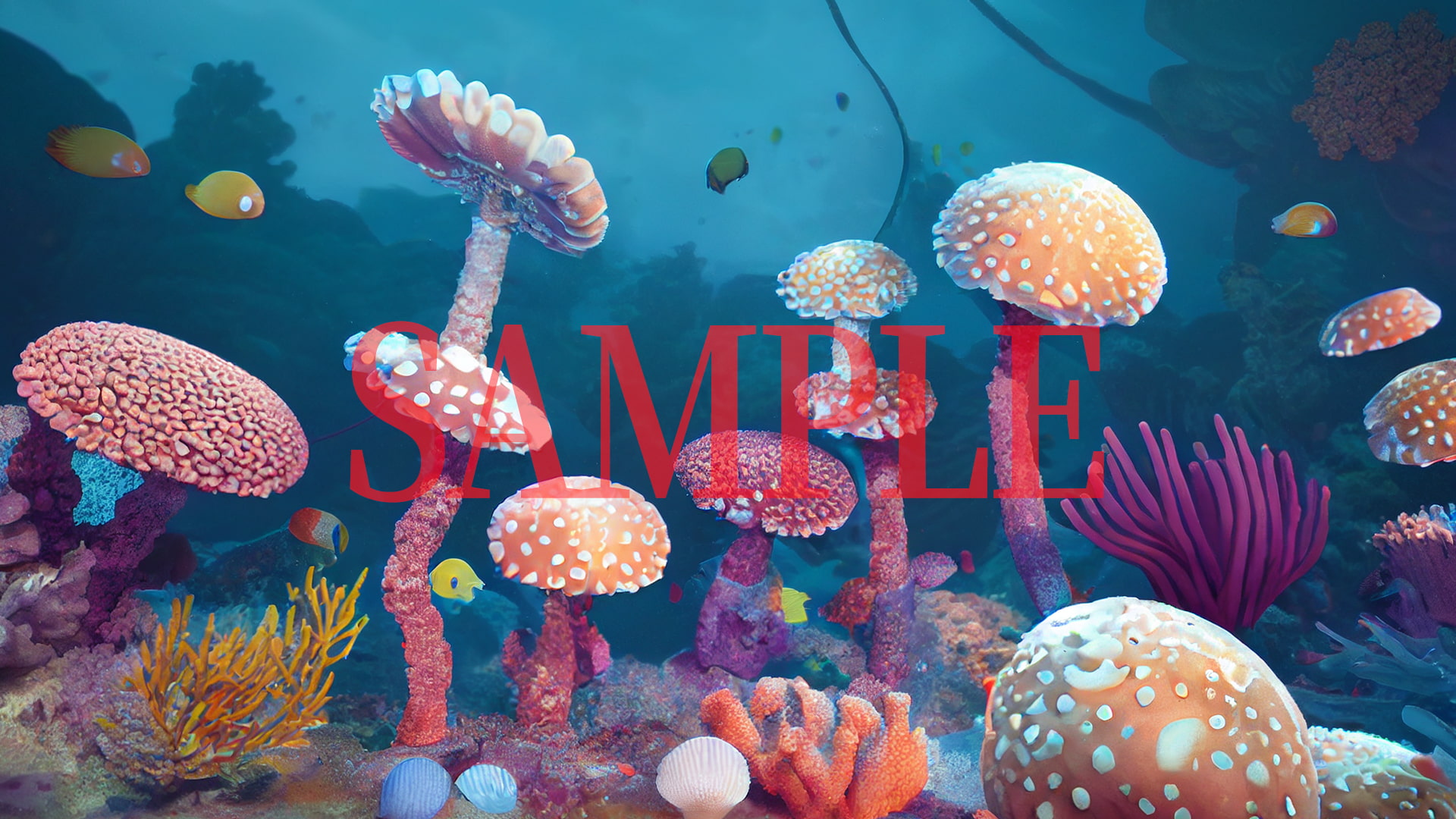 2D背景CG素材集-海の世界1(11枚)