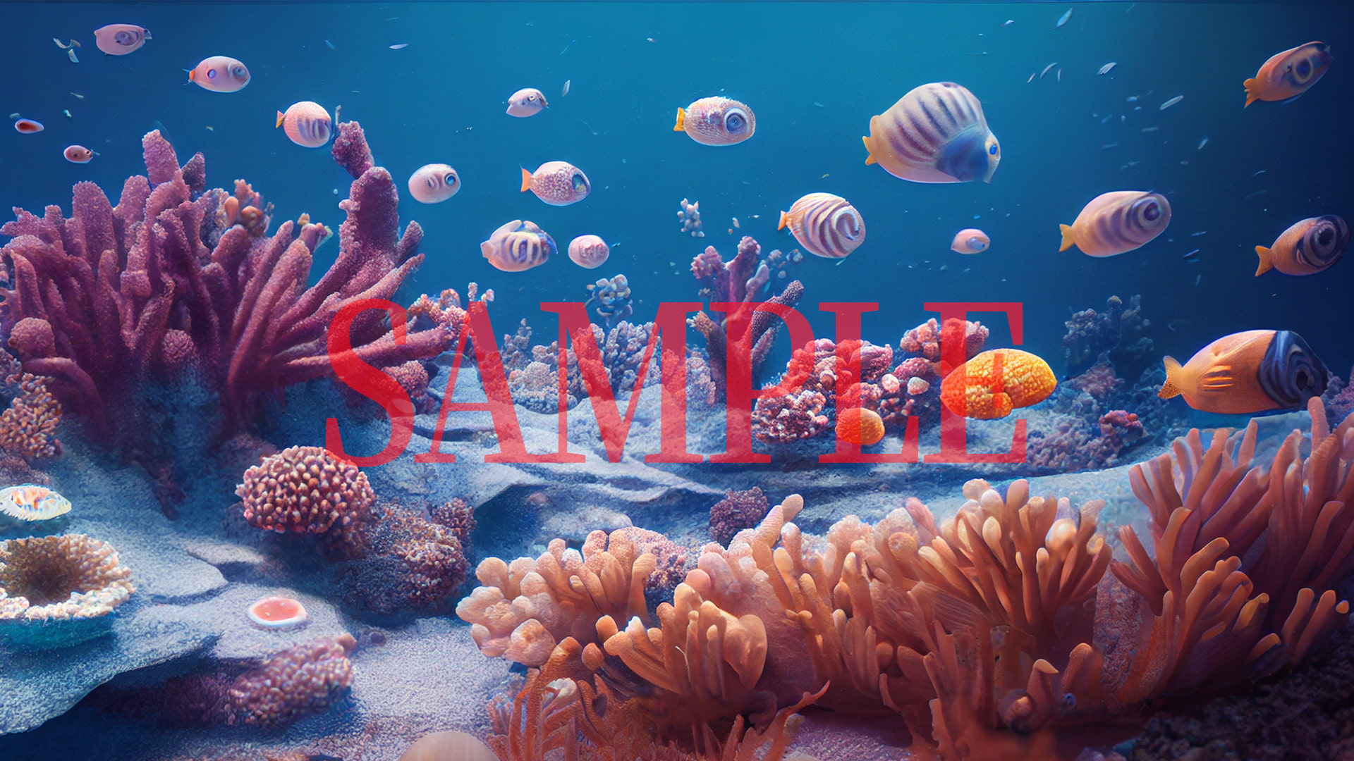 2D背景CG素材集-海の世界1(11枚)