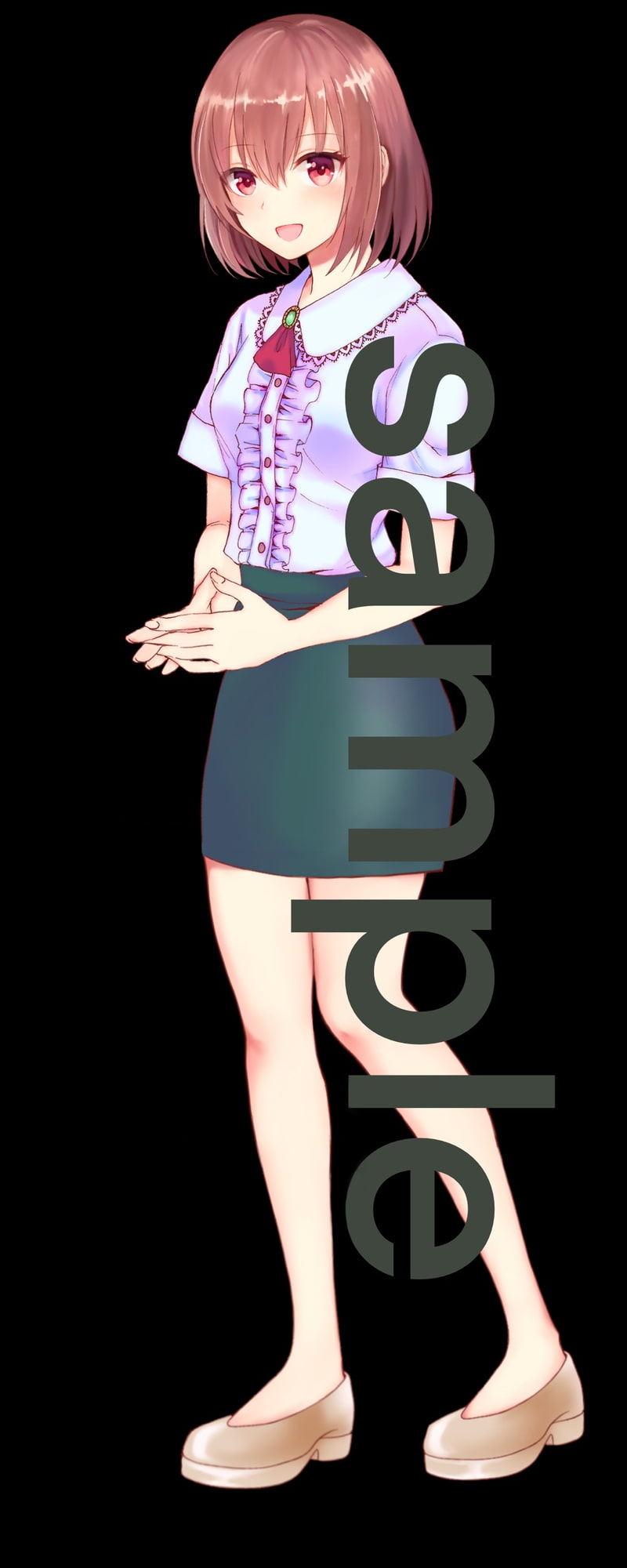 教師・OL風立ち絵13