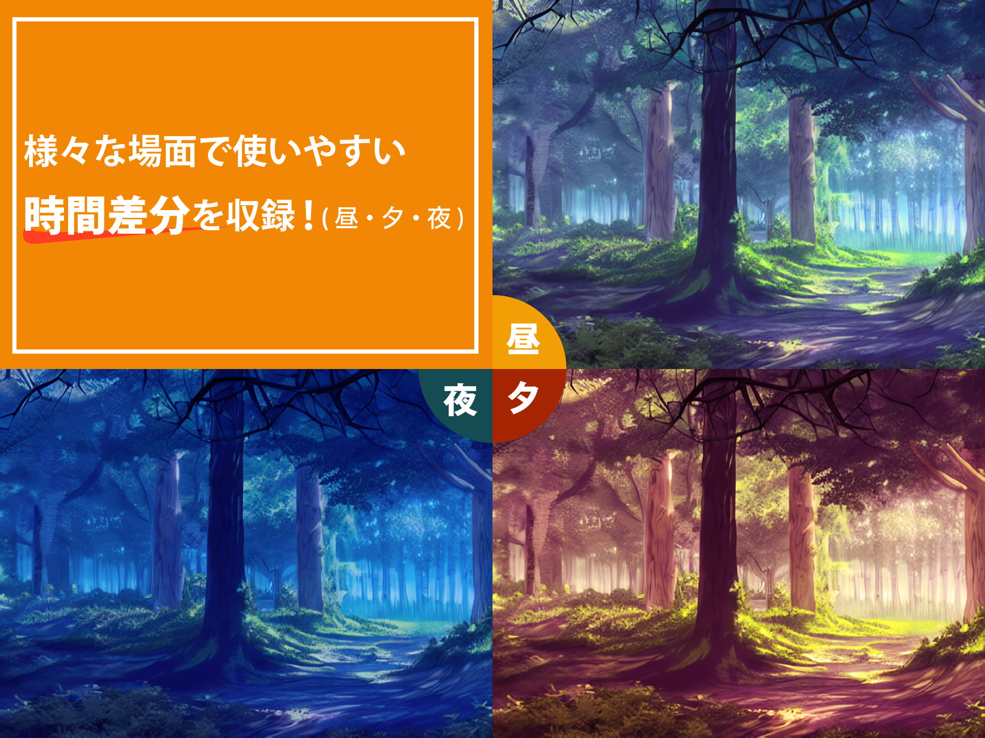 AI背景素材集『ファンタジー背景編 ノーマル』