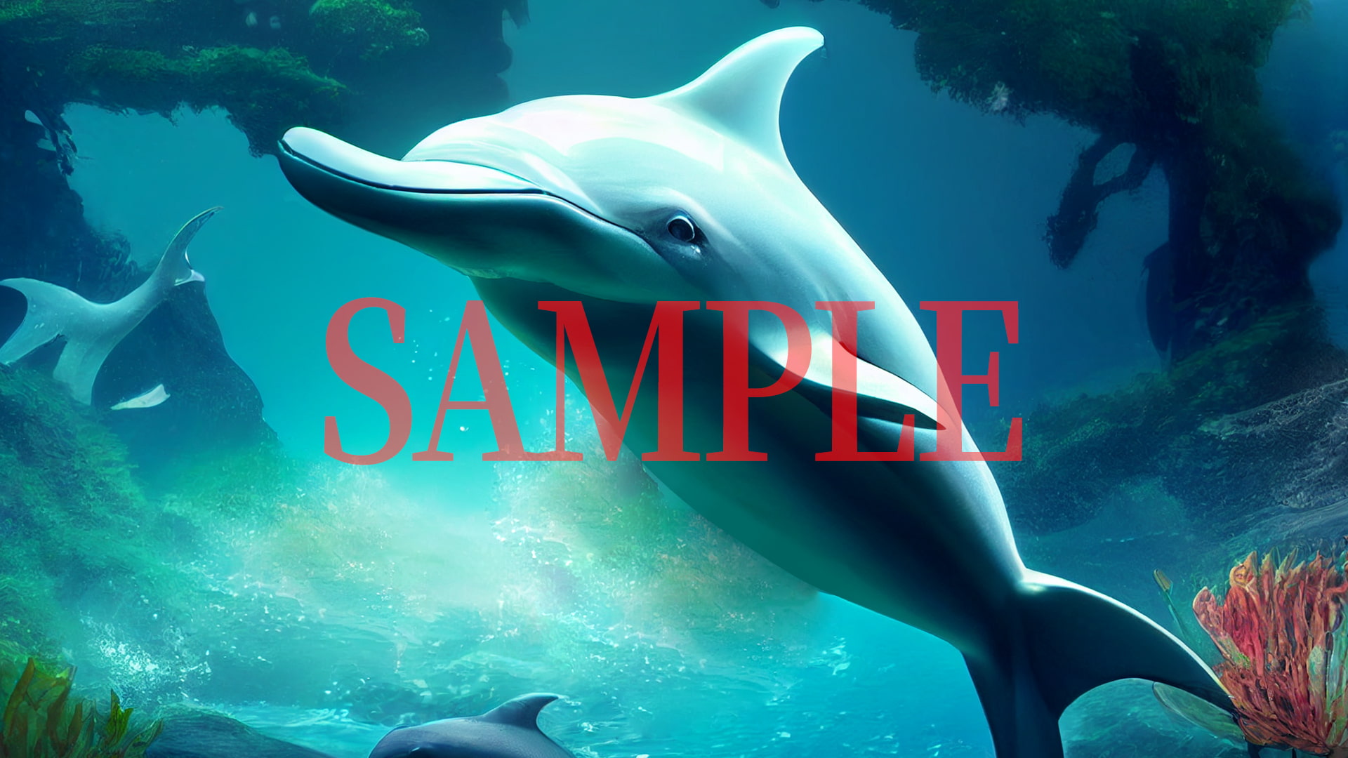 2D背景CG素材集-海の世界2(8枚)