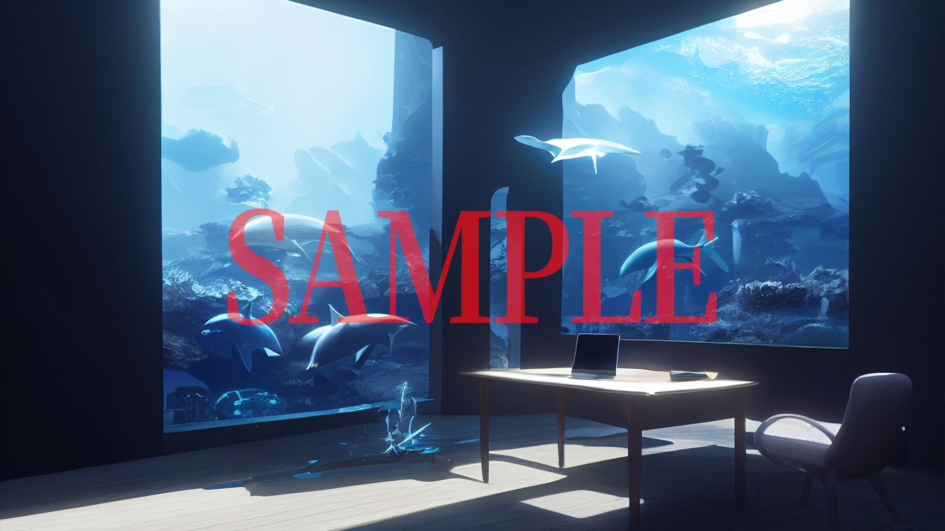 2D背景CG素材集-海の世界2(8枚)