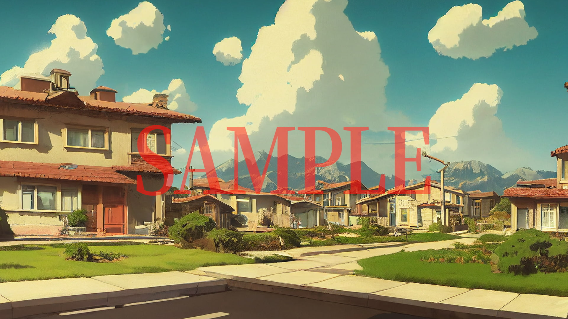 2D背景CG素材集-田舎1(14枚)