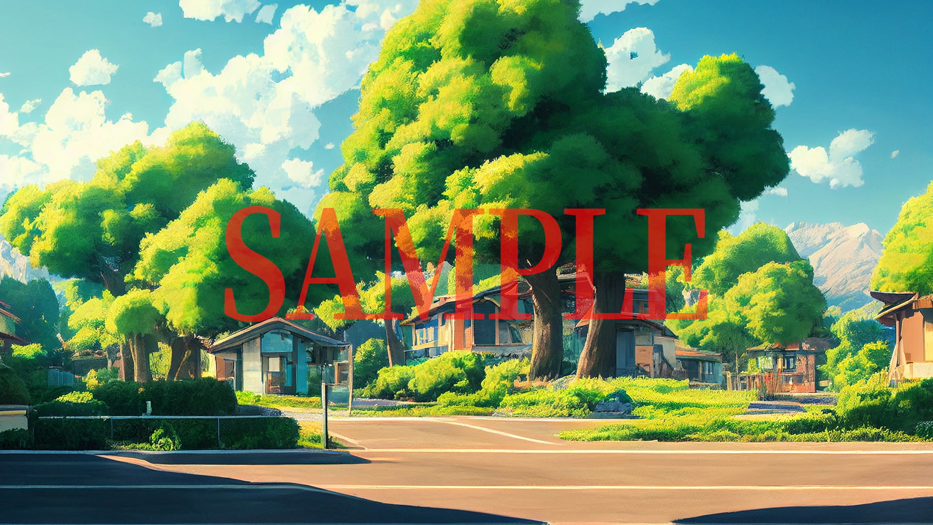 2D背景CG素材集-田舎1(14枚)