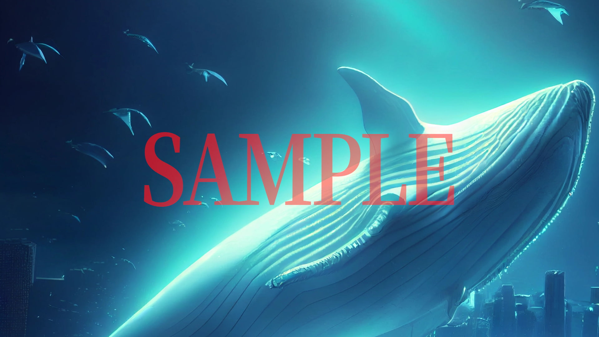 2D背景CG素材集-未来の海の世界1(10枚)