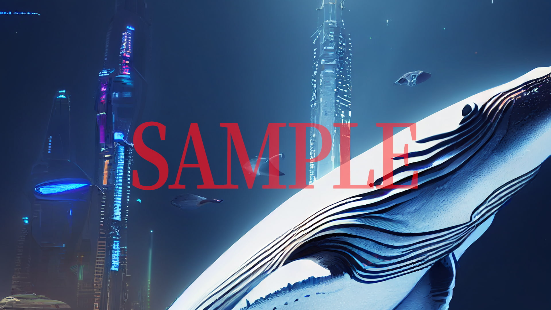 2D背景CG素材集-未来の海の世界1(10枚)