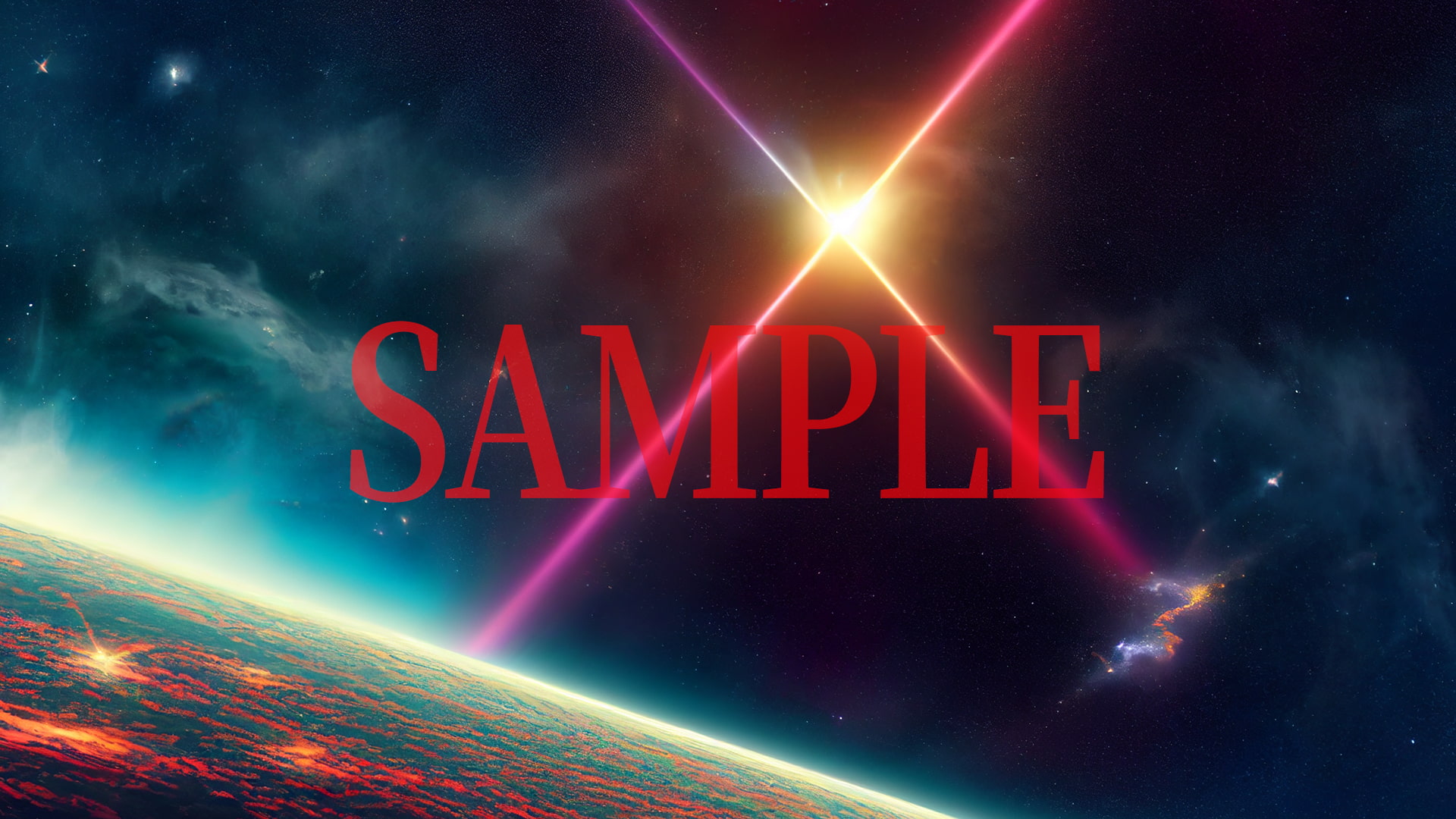 2D背景CG素材集-異星の世界1(12枚)