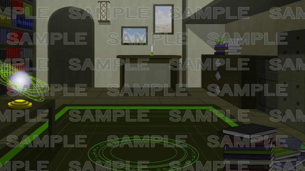 【背景素材No.2】魔女の部屋1