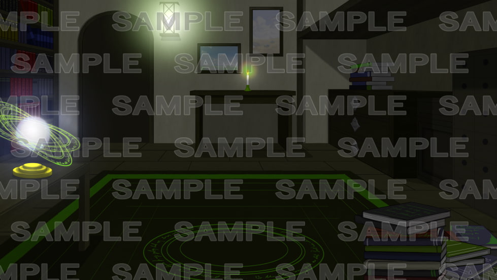 【背景素材No.2】魔女の部屋1