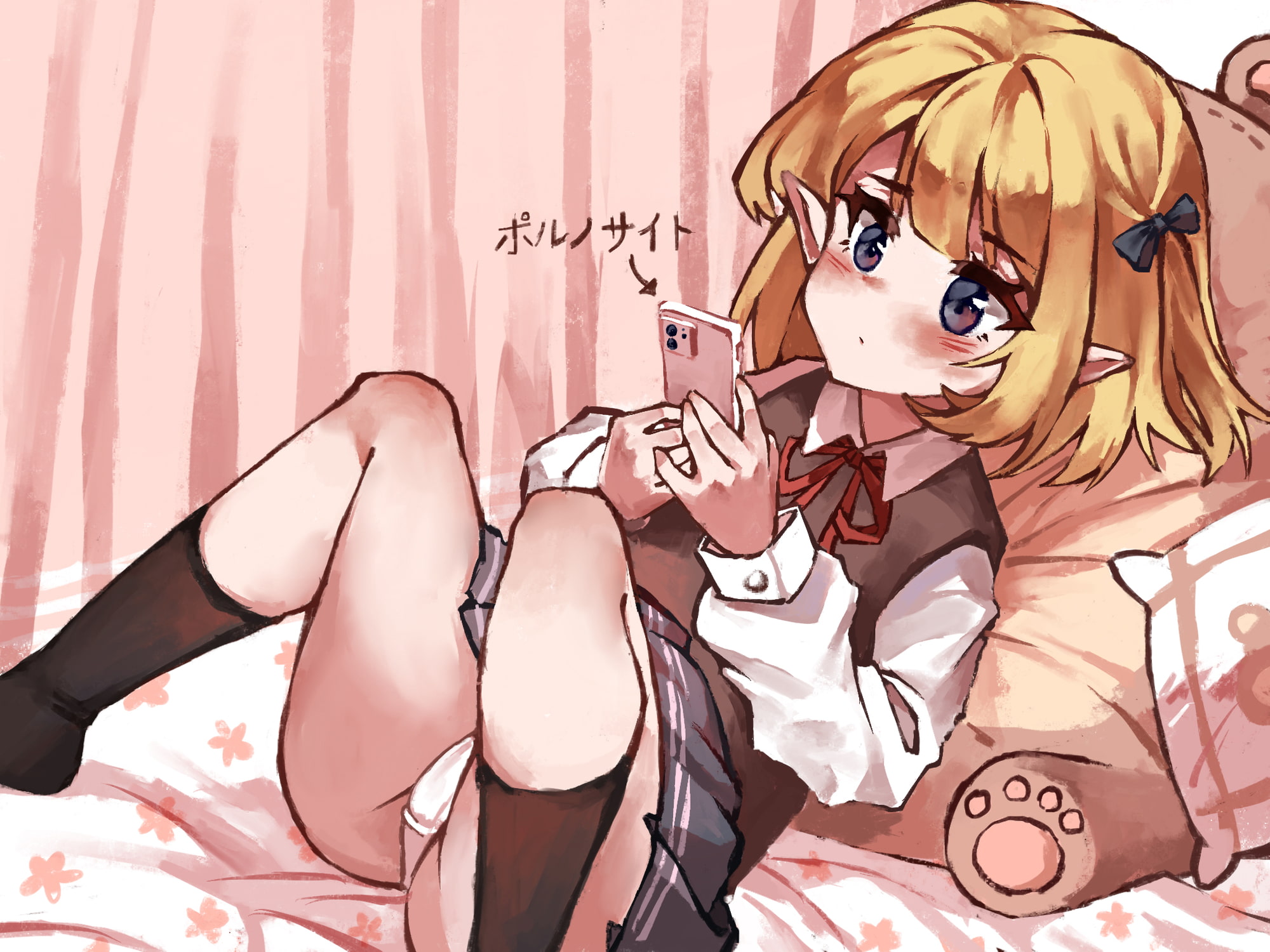 ポルノサイトに溺れる○女の精霊