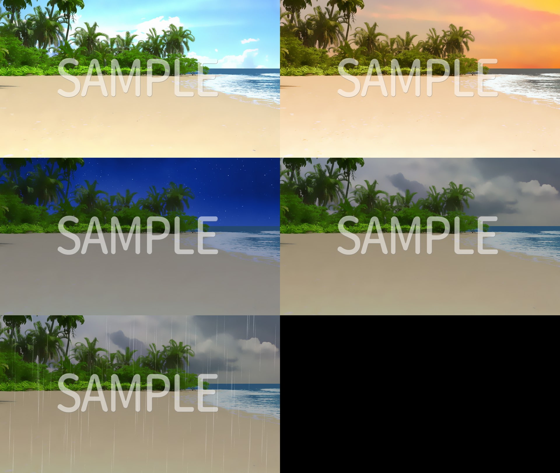 背景イラスト素材集 海